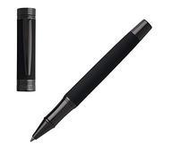 Cerruti Bolígrafo 1881 Zoom Soft Black de latón en color negro, tinta negra, longitud: 13,5 cm, NSG9145A