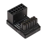CERRXIAN 12VHPWR - Adaptador de ángulo de 180° PCI-e 5.0 ATX3.0 600 W 16 pines para GPU 12 + 4 pines RTX 3090Ti 4070Ti 4080 4090 (tipo A)