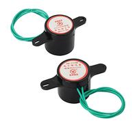 CERRXIAN 2PCS Zumbador de tono electrónico, AC 220V Alerta de zumbador de sonido de pitido continuo