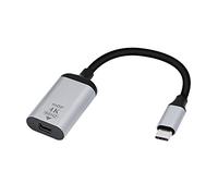 CERRXIAN Adaptador tipo C a Mini Displayport, cable USB C macho 4K a 60Hz USB C macho a Mini DP hembra HD para TV, monitor, proyector, etc