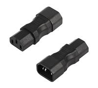 CERRXIAN Adattatore da C13 a C14, Adattatore da Spina CA IEC 320 C13 Femmina a C14 Maschio, Spina Convertitore di Alimentazione Femmina IEC 10A, Adatto per Bollitore per Monitor di Computer ECC