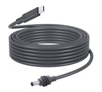 CERRXIAN Cable de alimentación USB C a CC para Starlink Mini, PD100 W, entrada USB tipo C a CC, cable de barril para Starlink Mini, cable impermeable de repuesto (5 m)