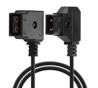 CERRXIAN Cable de extensión D-Tap macho a hembra, cable D-Tap para Anton Bauer, Black Magic, etc.