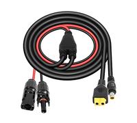 CERRXIAN Conector paneles solares de 1,8 m a cable de extensión CC 7909 y XT60, conectores de panel solar de 16 AWG a hembra XT60 + cable de conversión CC de 8 mm para generador solar