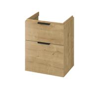 Cersanit City armario 59.4x44.7x72 cm suspendido, para lavabo roble S584-119