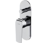 Cersanit City grifo de bañera y ducha empotrado cromo S951-345