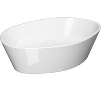 Cersanit City lavabo 52.5x35 cm oval sobre encimera blanco brillante K35-046-ECO