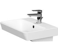 Cersanit Mille lavabo 50.5x38.5 cm rectangular clásico-para mueble blanco K675-004