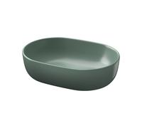 Cersanit Moduo lavabo 50x35.5 cm oval sobre encimera verde K116-130