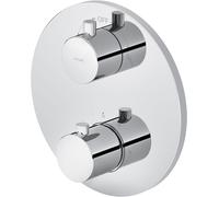 Cersanit Zen grifo de bañera y ducha empotrado con termostato cromo S951-564