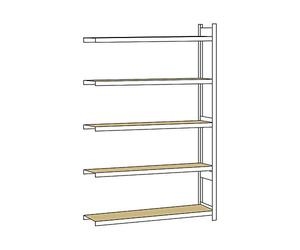 Certeo - Unidad amplia estante de estantería, con tableros de partículas, altura 3000 mm, mm envergadura de 2000, anbauregal, profundidad 400 mm - - estante de estantería amplia coloca amplia plataforma bastidores de estantes de acero estanterías estantes estantes grandes estantes completa plataforma longspan sin tornillos estanterías de oficina