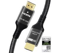 Certificado 10K 8K 4K Cable HDMI 2.1 3M, Ultra Alta Velocidad HDMI® Cables | 48Gbps Ethernet CEC 0,01ms 4K 240Hz 200Hz 165Hz 144Hz 120Hz 60Hz 4:4:4 eARC HDCP2.3 HDR10+ PC Portátil TV Monitor Proyector