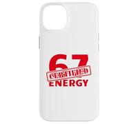 Certificado 6 7 Energy Fun 67 Número 6-7 6 7 Seis Siete Carcasa para iPhone 14 Plus