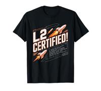 Certificado Alta Potencia Cohetero Amateur Nivel Uno Camiseta