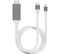 [Certificado Apple] Cable adaptador Lightning a HDMI, conectores de audio y vídeo de sincronización