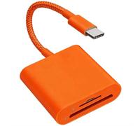 [Certificado Apple MFI] Lector de tarjetas SD para iPhone 15 16 17, adaptador de tarjeta con USB tipo C Micro SD, dos ranuras para iPad/MacBook/Mac, Trail Camera Viewer compatible con tarjeta SD/TF