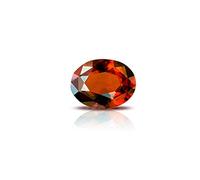 Certificado sin calefacción, 7,25 ratti, 6,10 quilates, calidad A+, granate hesonita natural, piedra preciosa suelta para mujeres y hombres-B08WLZHMMRNAMZ