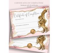 Certificate of Completion: Beauty Certificate of Completion for Hair Stylist Courses | Certificates 8"x11" Full Color, Fill-in-Ready to Use