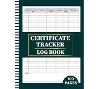 Certificate Tracker Log Book: Manage and Organize Retail Gift Vouchers | Track Sales, Monitor Redemptions, and Expiry Dates for Business