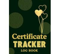 Certificate Tracker Log Book: Organize and Record Gift Voucher Details Issued by Retail Stores | Voucher Management, Sales Tracking, Redemption Monitoring, and Expiry Tracking for Business