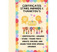 Certificates Stars and Awards Cut & Colour: Cut and Colour Activity Book 3+