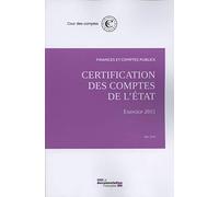 Certification des comptes de l'Etat: Exercice 2015