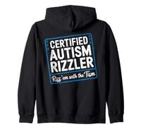 Certified Autism Rizzler Rizz Em With The Tism Autistic Men Sudadera con Capucha