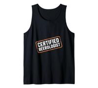 Certified Beerologist Beer Brew Craft ------- Camiseta sin Mangas