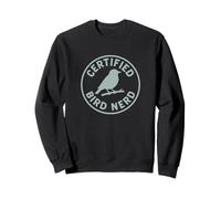 Certified Bird Nerd Funny Birdwatching Sudadera