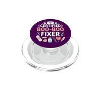 Certified Boo-Boo Fixer Nurse PopSockets PopGrip para MagSafe