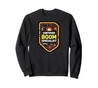 Certified Boom Specialist Funny Explosive Design Sudadera