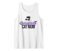 Certified Cat Mom Cool Mother of Cats Kitten Style Camiseta sin Mangas