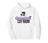 Certified Cat Mom Cool Mother of Cats Kitten Style Sudadera con Capucha