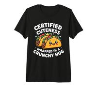 Certified Cuteness, Wrapped in a Crunchy Hug Cute Taco Camiseta Premium