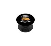Certified Cuteness, Wrapped in a Crunchy Hug Cute Taco PopSockets PopGrip Adhesivo