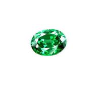 Certified Gems Gallery Emerald Stone 6.25 Ratti - Piedra esmeralda con certificado de laboratorio de reputación para hombres y mujeres, estándar, metal no precioso, esmeralda (Panna), standard,