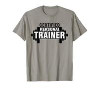 Certified Personal Trainer Women Gym Workout Fitness Trainer Camiseta