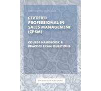 Certified Professional in Sales Management (CPSM)