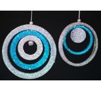 Cerve S.P.A. Azul/Plata Decoración Circular 2/Ass. $$, como se Muestra en la Imagen,