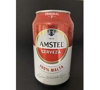 Cerveza Amstel 100% Malta 330 ml. Pack 24 Latas (nueva imagen)