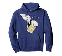 Cerveza ángel lúpulo malta bebida artesanal cerveza cervecería regalo Sudadera con Capucha