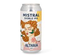 Cerveza artesana Althaia Mistral Doble IPA - Lata 44cl - 8,7% Vol (Pack 12 latas, 12, unidad)