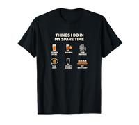 Cerveza Artesanal Cosas Que Hago en mi Tiempo Libre Brewer Beer Lover Camiseta