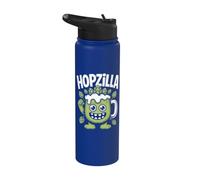 Cerveza artesanal Hopzilla Hops Monster IPA Ale Humor Stainless Steel Insulated Water Bottle