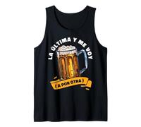 Cerveza Cervecero Cervecería Alcohol - La Ultima Y Me Voy Camiseta sin Mangas
