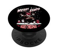 Cerveza de Navidad Cerveza y Ale Krampus Feliz Krampusnacht! PopSockets PopGrip Adhesivo