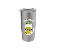 Cerveza de pepino Divertido Juego de palabras Vaso térmico de acero inoxidable de doble pared
