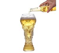 Cerveza Fútbol - Copa Cerveza La Copa Mundial 2022, Copas del Trofeo del Campeonato La Copa Mundial, Cerveza Vidrio Cristal, Suministros Bar Para Ver Fútbol