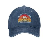 Cerveza La Única Tontería Que Necesito Es Cerveza Sunshine Gorra Running Casuales Gorra El Sol Clásica Sombrero para Exteriores Mujer Deportes