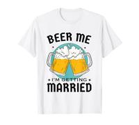 Cerveza, me voy a casar, divertida despedida de soltero para el futuro novio Camiseta